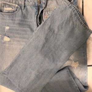 Altar'd State Sky Blue Wide Leg Jeans